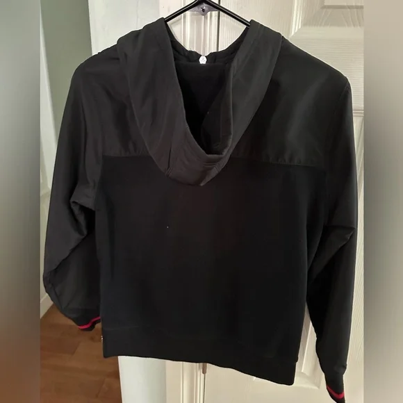 Black and Red Air Jordan Full Zip Hoodie/Jacket. Youth Large. Jackets & Coats